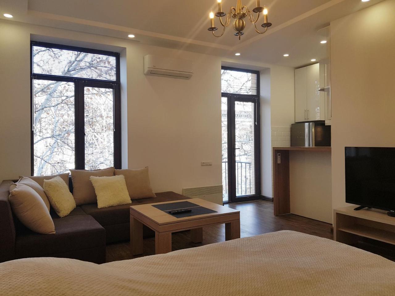 Cascade White Luxury Apartment Erivan Exterior foto